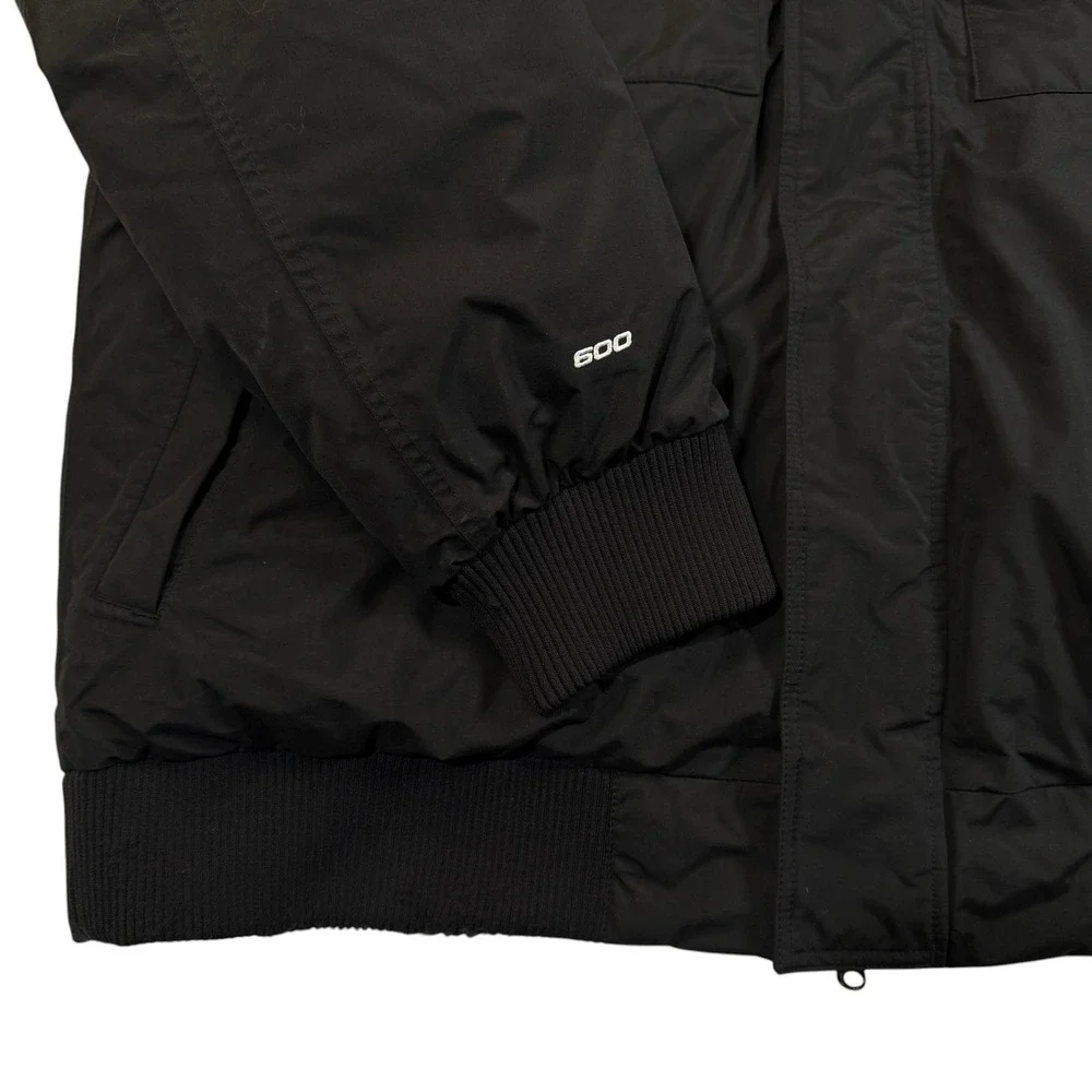 The North Face McMurdo Bomber Jacket Black Mens XXL NF0A5GD9 Faux Fur Hood